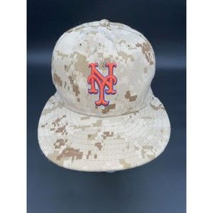 New York Mets Camo New Era Fitted Hat Size 7
